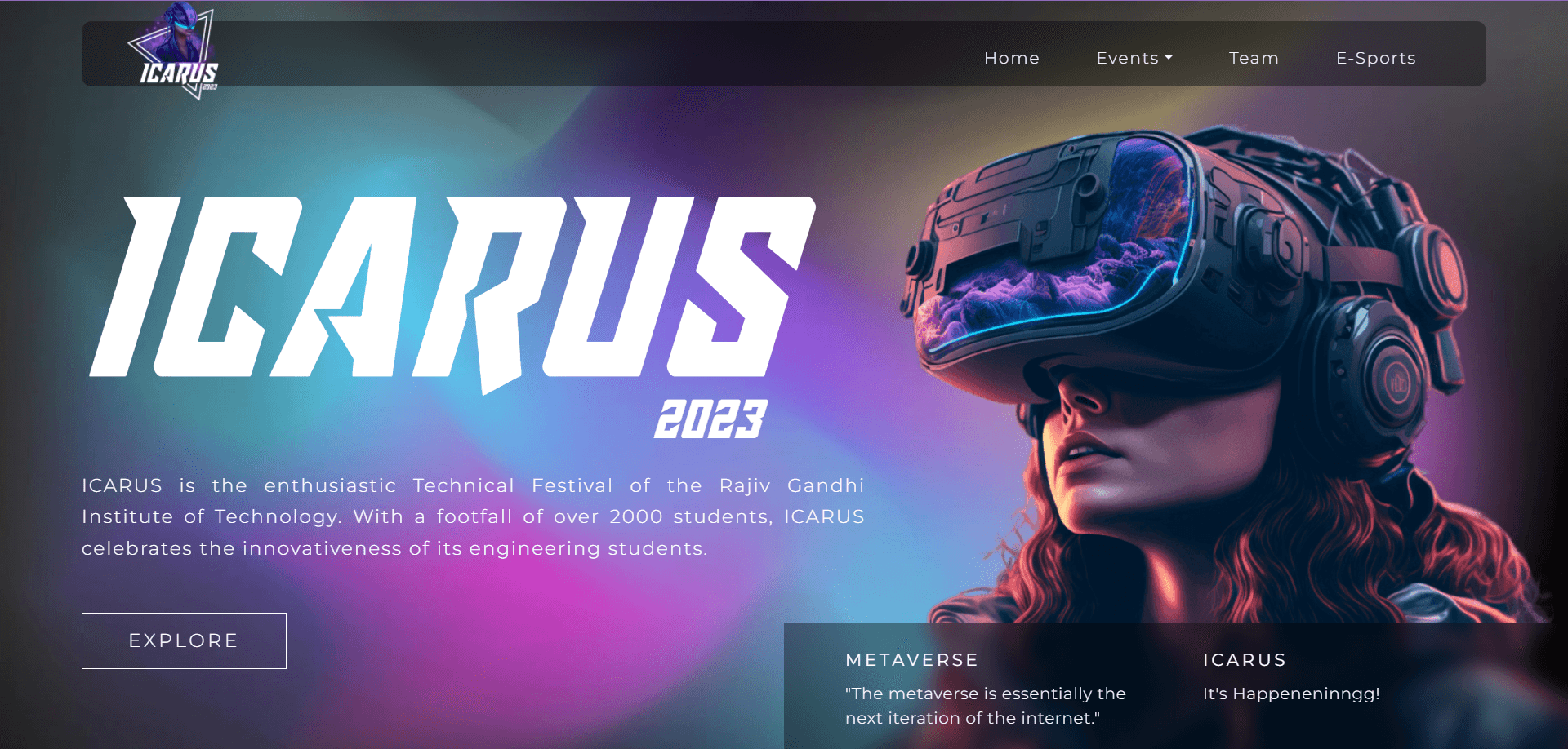 ICARUS 2023 screenshot 1